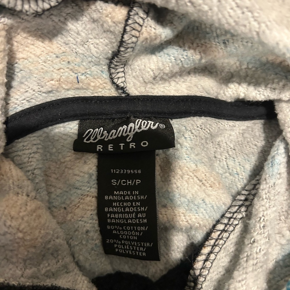 Women’s Wrangler Retro Black and Multicolor Hoodie - Picture 2 of 2